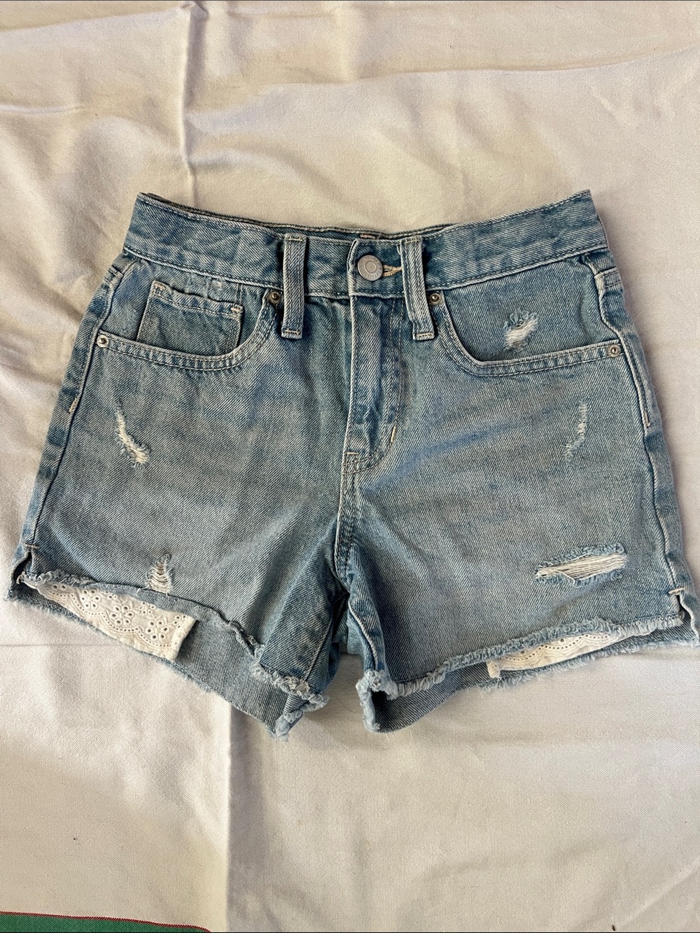 Old Navy Light Wash cut-off Denim Shorts